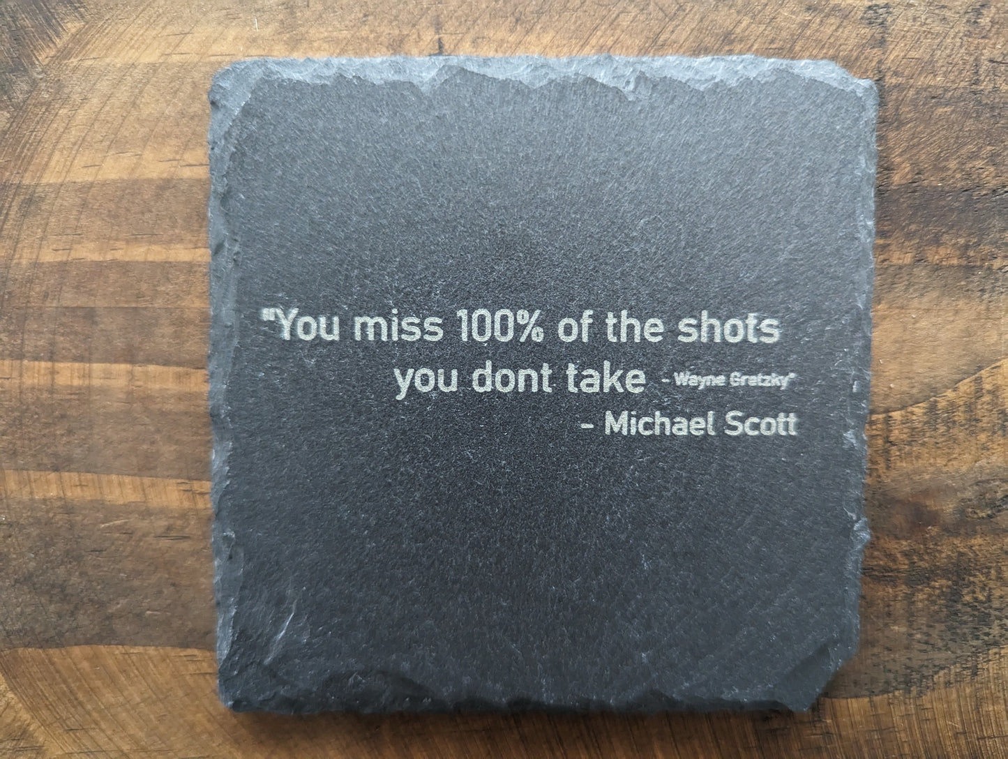 Office Quote Coasters - 4 Pack Square