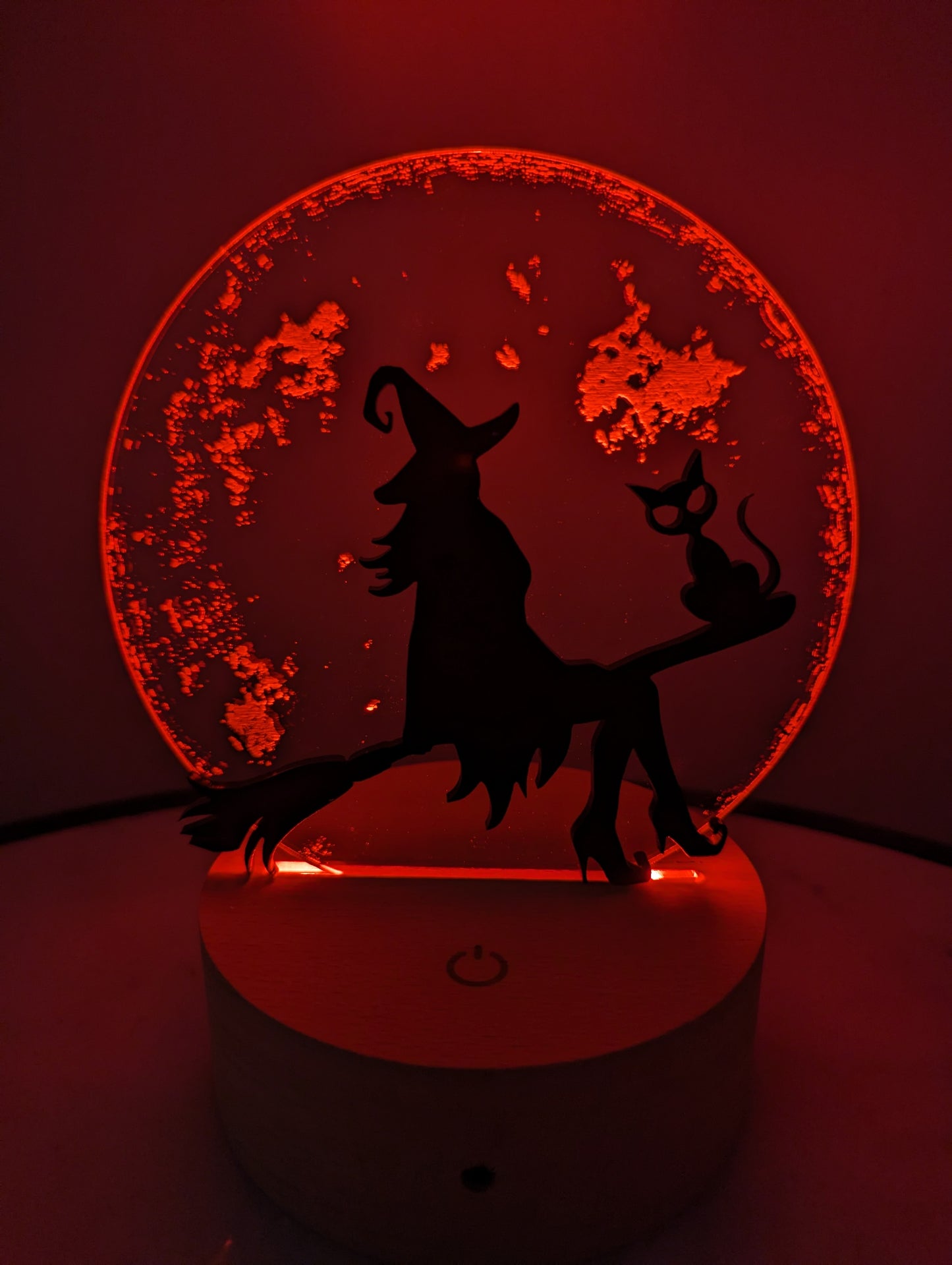 "Moon Witch" LED Sign