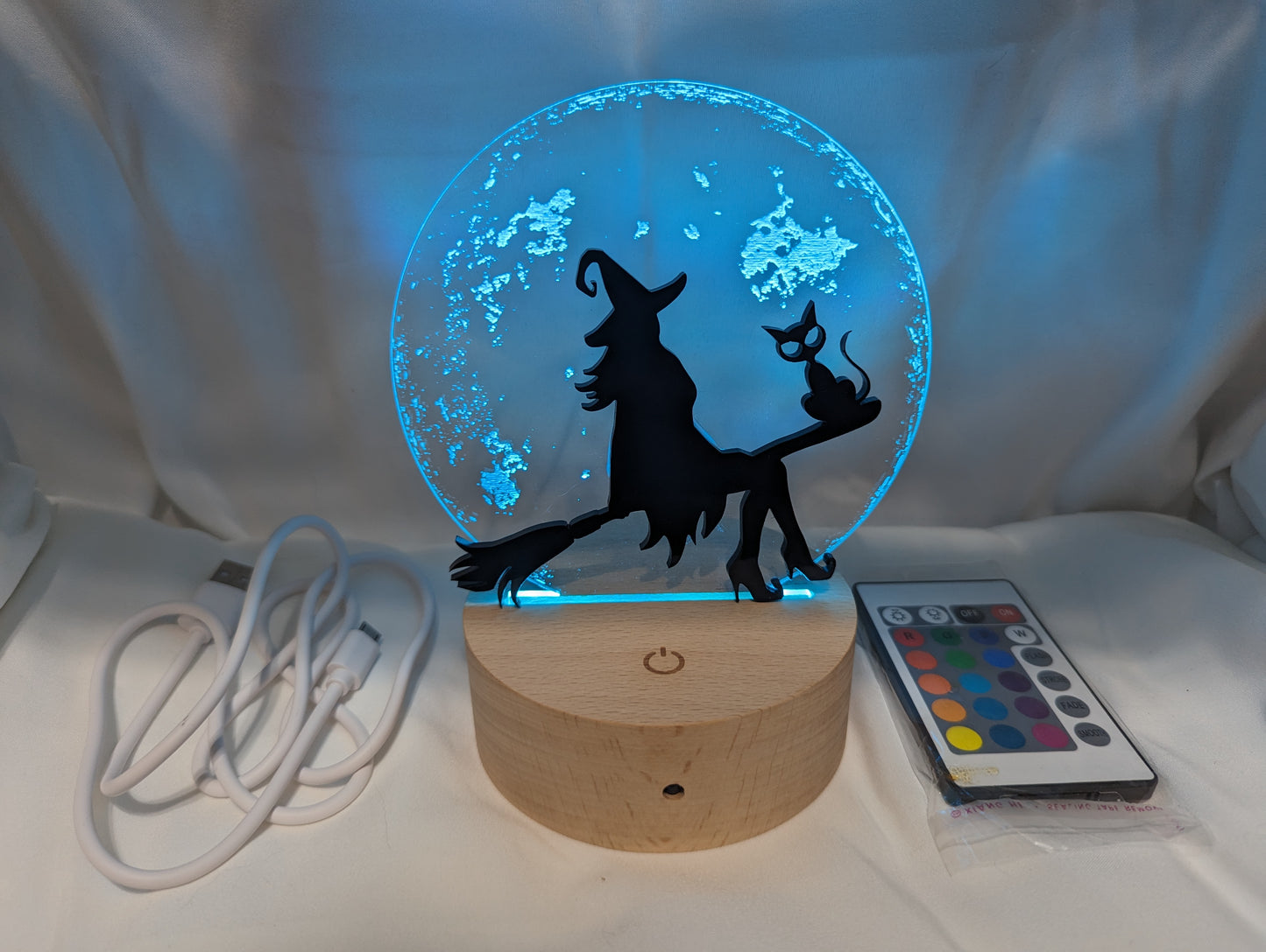 "Moon Witch" LED Sign