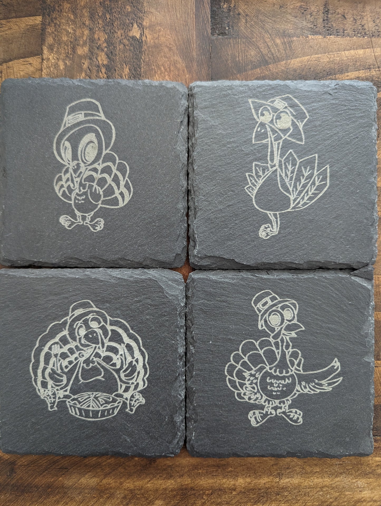 Gobble Gobble - 4 Pack Square Coaster