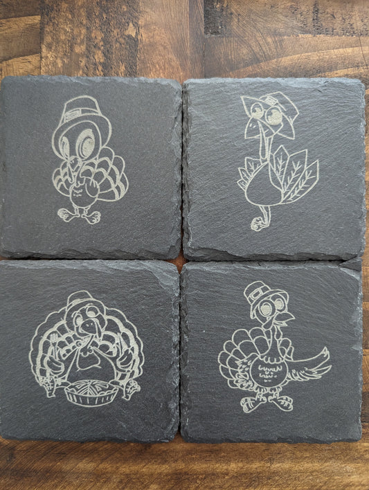 Gobble Gobble - 4 Pack Square Coaster