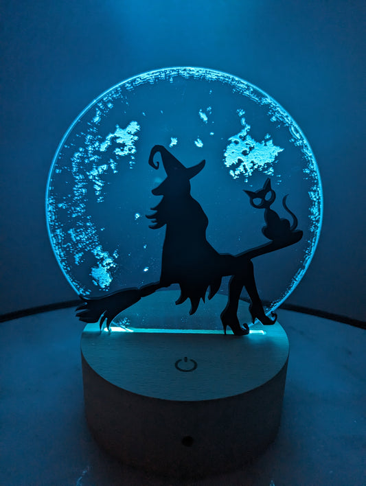 "Moon Witch" LED Sign